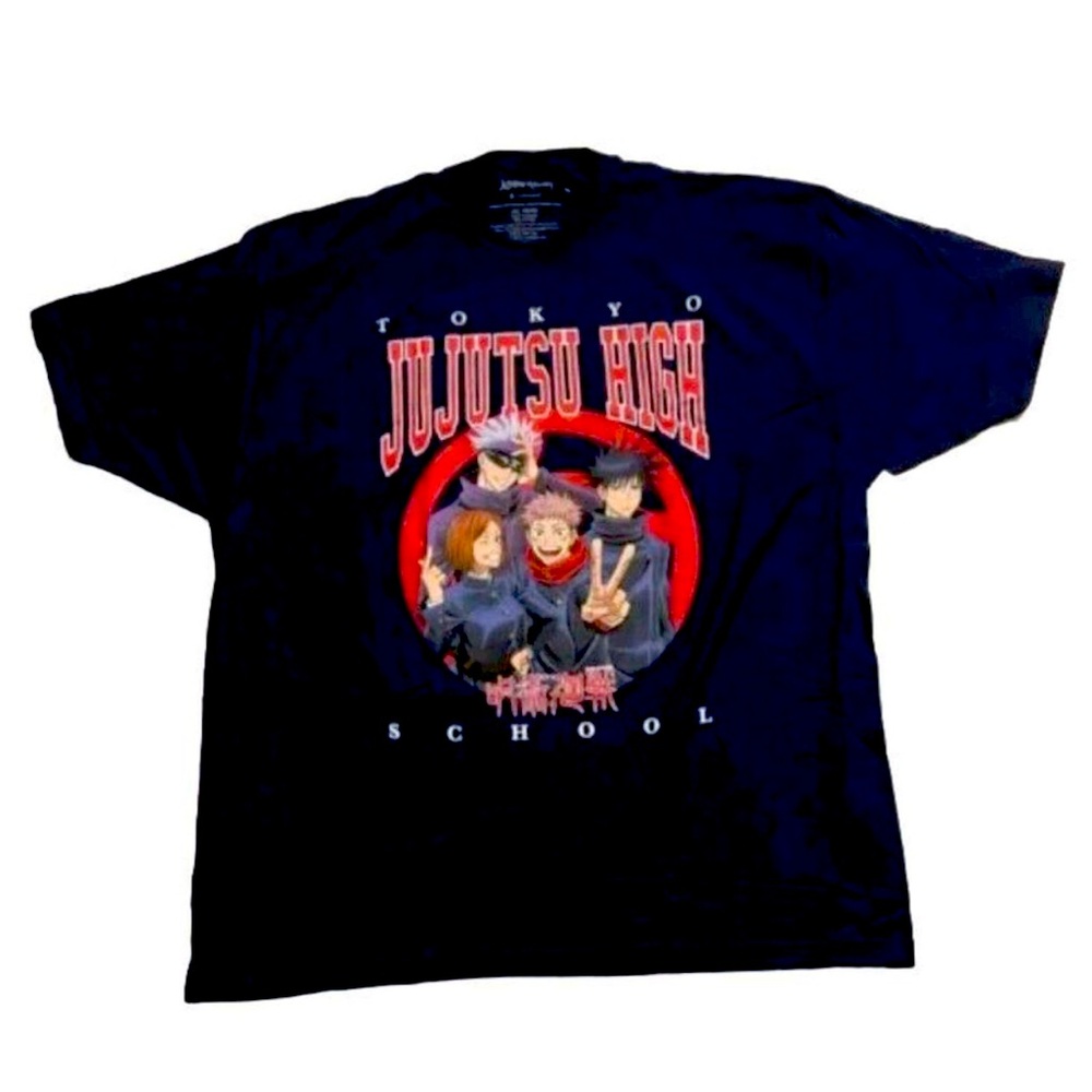 TOKYO JUJUTSU HIGH SCHOOL Navy Graphic  T SHIRT